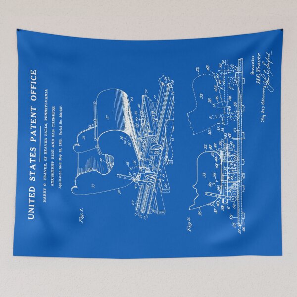 Item preview, Roller Coaster Patent - Blueprint designed and sold by FinlayMcNevin.