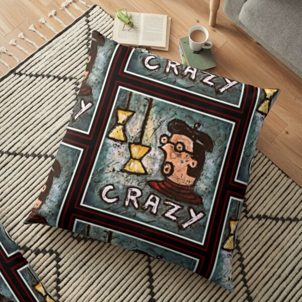 Crazy Man Floor Pillow