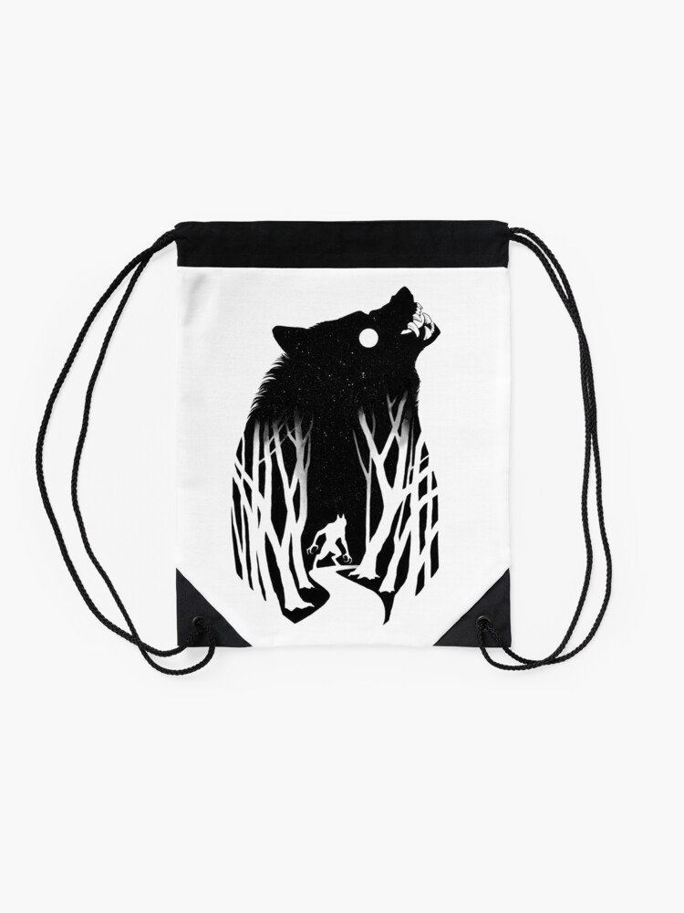 Alternate view of Beast of Bray Road Drawstring Bag