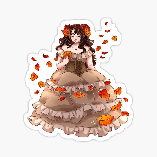 Item preview, Lady of Autumn designed and sold by heysoleilart.