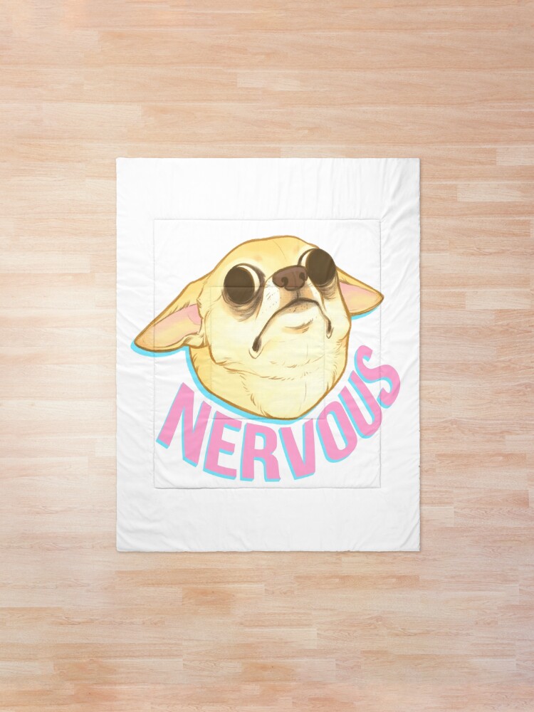 Alternate view of NERVOUS CHIHUAHUA Comforter