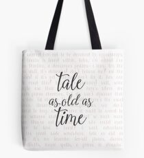 Tale as Old as Time Tote Bag
