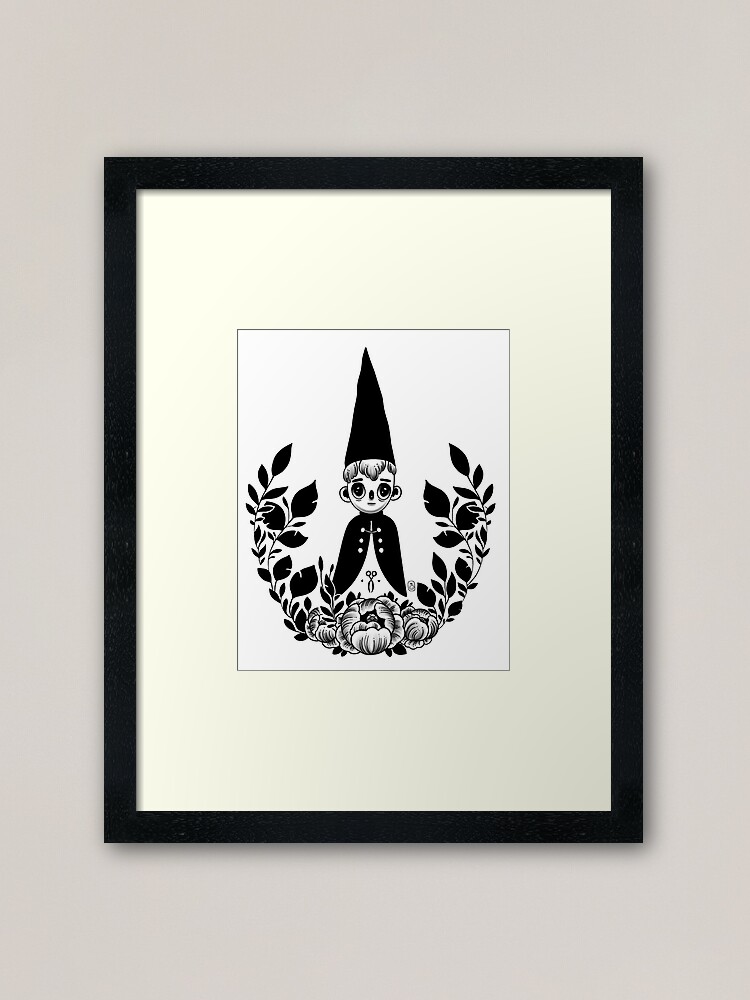 Alternate view of Wirt from Over the Garden Wall™ - Tattoo Design Framed Art Print