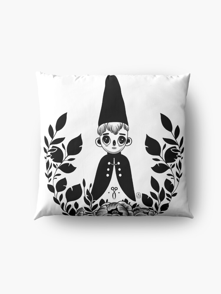 Alternate view of Wirt from Over the Garden Wall™ - Tattoo Design Floor Pillow