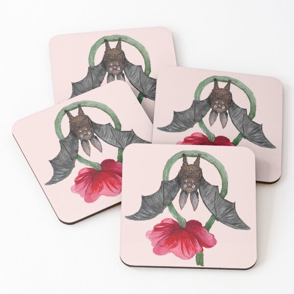 Item preview, Bat Hanging From a Flower designed and sold by Aimee Lockwood.