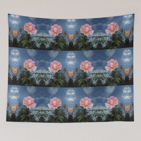 Item preview, 2 pink roses symmetry 09/17/19 designed and sold by Shellaqua.