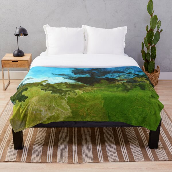 Item preview, Vibrant Marble Texture no54 Pattern Modern Digital Decor Green Blue designed and sold by Dr-Pen.