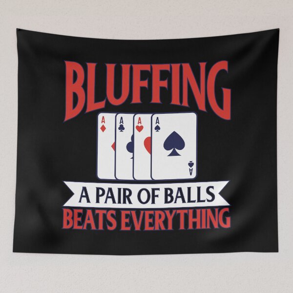 Item preview, Poker Player Funny Bluffing Bluffer Joke Gift designed and sold by Maljonic.