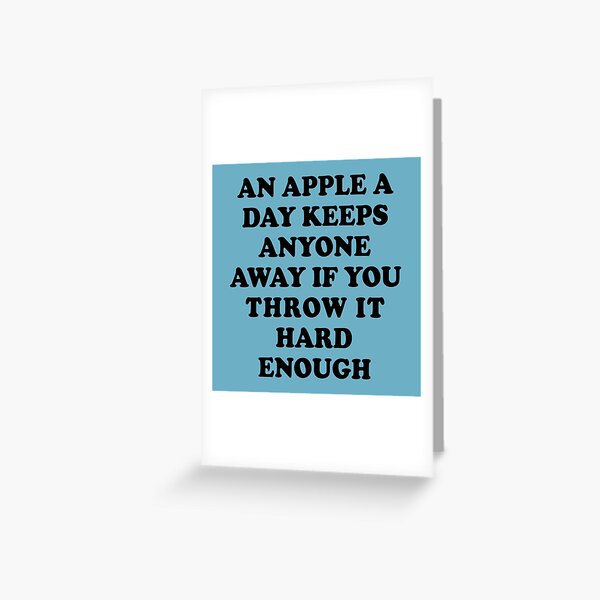Xxx School Girl Fucking Mantoilet - Smart Humor Greeting Cards for Sale | Redbubble