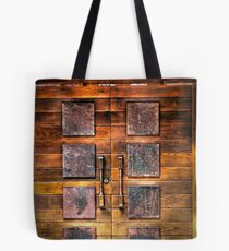 Copper Plate Door Tote Bag