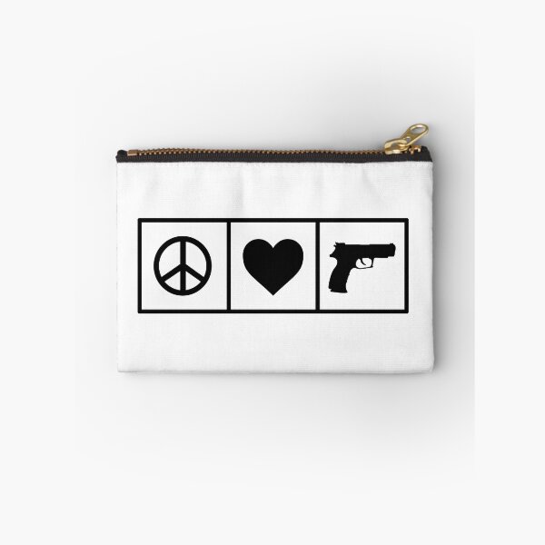 Item preview, Peace. Love. Guns. (Black) designed and sold by TheLastStand.