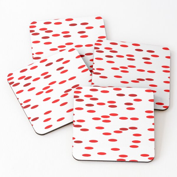 Item preview, Circular Shapes in Shades of Red  designed and sold by Poetic Patterns Studio.