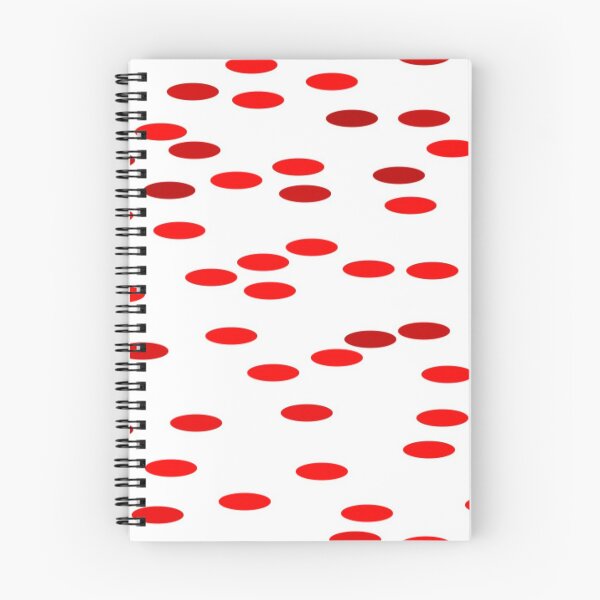Item preview, Circular Shapes in Shades of Red  designed and sold by Poetic Patterns Studio.