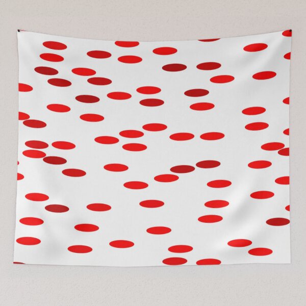 Item preview, Circular Shapes in Shades of Red  designed and sold by Poetic Patterns Studio.