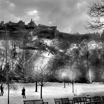 Artwork thumbnail, Edinburgh Castle by Chris Clark