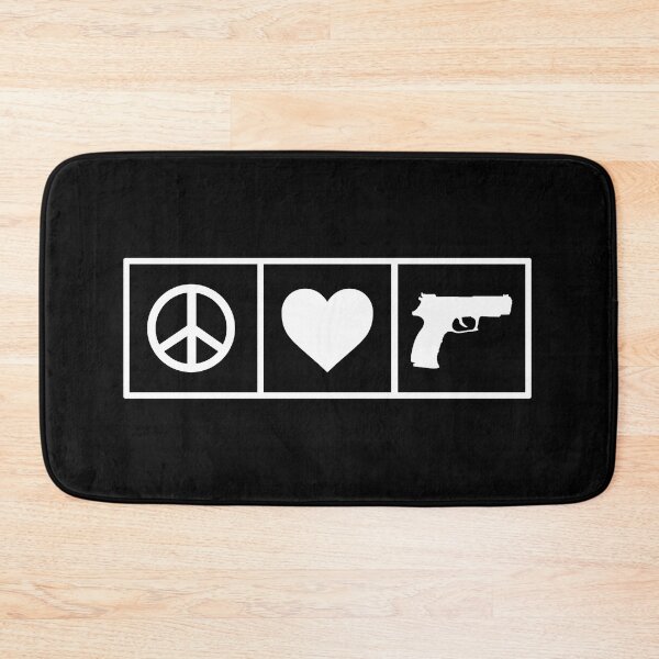 Item preview, Peace. Love. Guns. (White) designed and sold by TheLastStand.