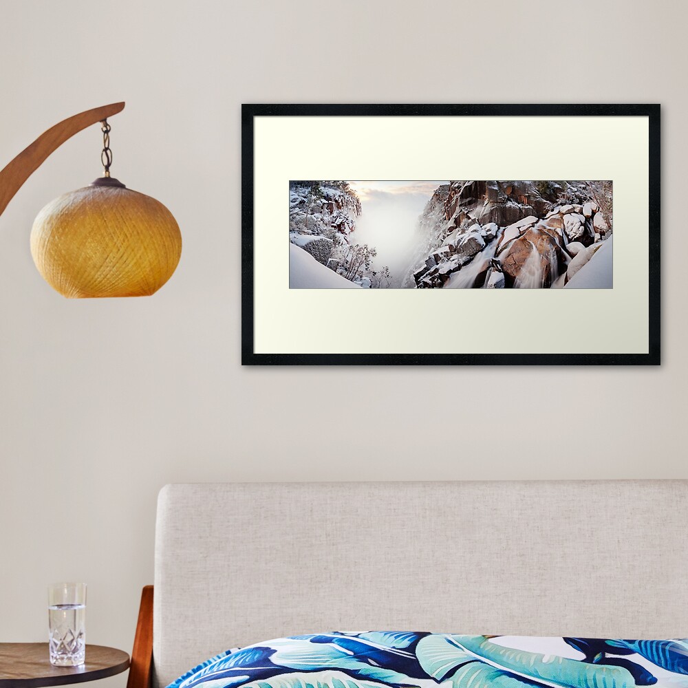 Crystal Falls, Mt Buffalo, Victoria, Australia Framed Art Print