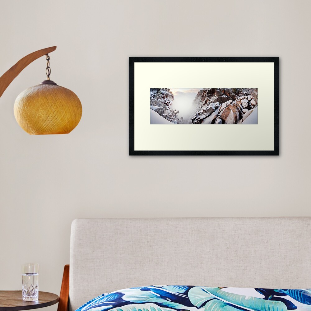 Crystal Falls, Mt Buffalo, Victoria, Australia Framed Art Print