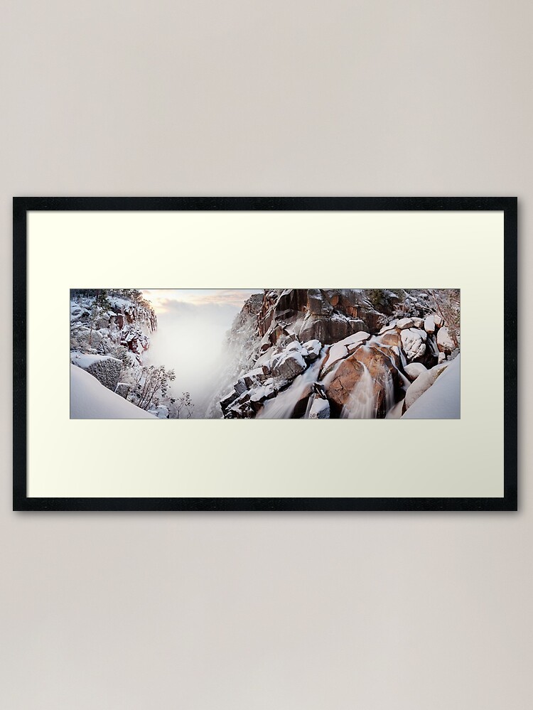 Alternate view of Crystal Falls, Mt Buffalo, Victoria, Australia Framed Art Print