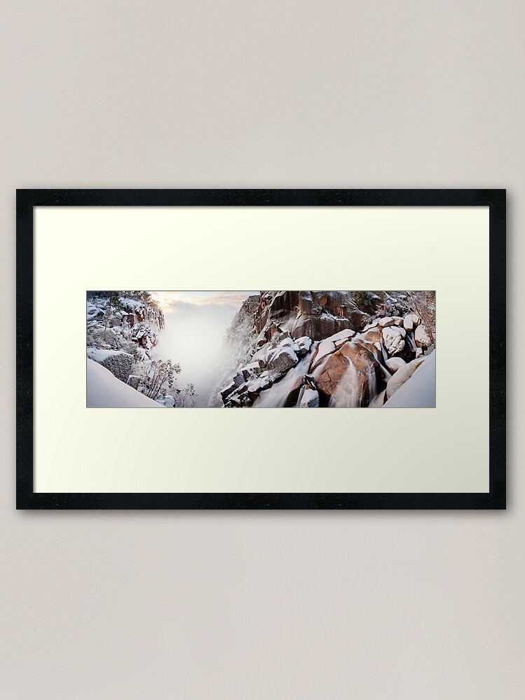 Alternate view of Crystal Falls, Mt Buffalo, Victoria, Australia Framed Art Print