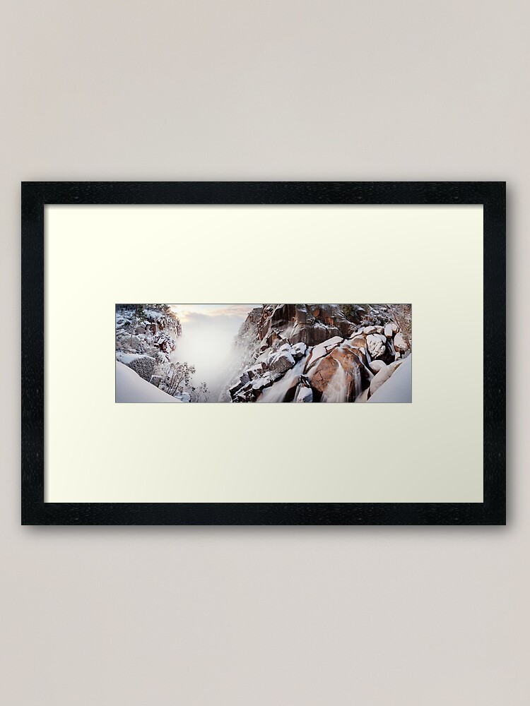 Alternate view of Crystal Falls, Mt Buffalo, Victoria, Australia Framed Art Print