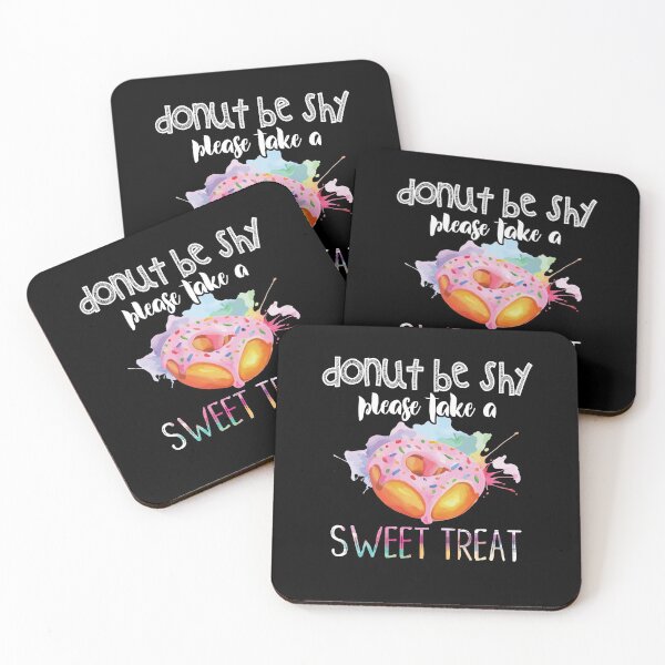 Item preview, Donut Be Shy Take A Sweet Treat Dessert Lover Food Pun Gift designed and sold by Dressed For  Duty.