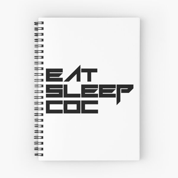 Item preview, eat, sleep, coc (clash of clans) typography - foughtknight designed and sold by echovolution.