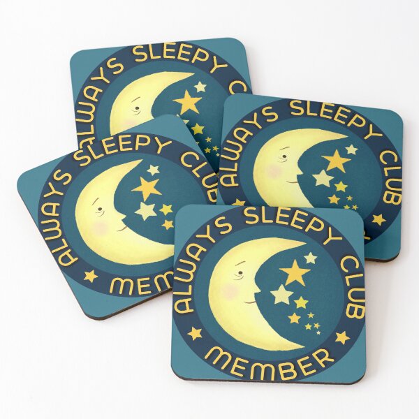 Item preview, Always Sleepy Club Member Badge designed and sold by BunnyThePainter.