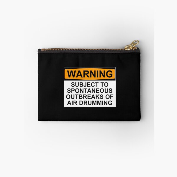 Item preview, WARNING: SUBJECT TO SPONTANEOUS OUTBREAKS OF AIR DRUMMING designed and sold by Bundjum.