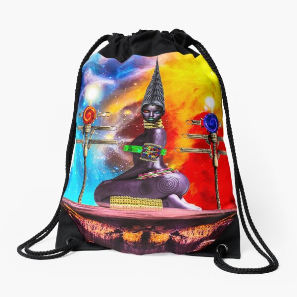 IGBO AFRICAN VENUS / FILM BY SIRIUS-UGO-ART Drawstring Bag