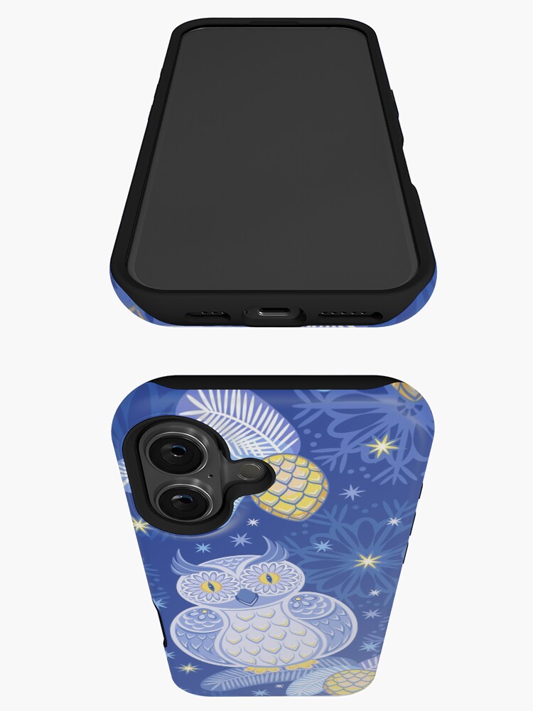 Aperçu 3 sur 4. Coque iPhone avec l'œuvre Hiboux créée et vendue par olgart.