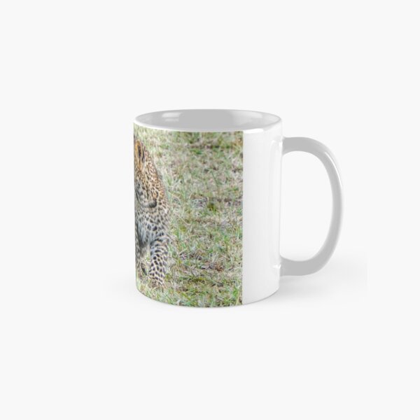 Baby Leopard Calling for Its Mom Classic Mug