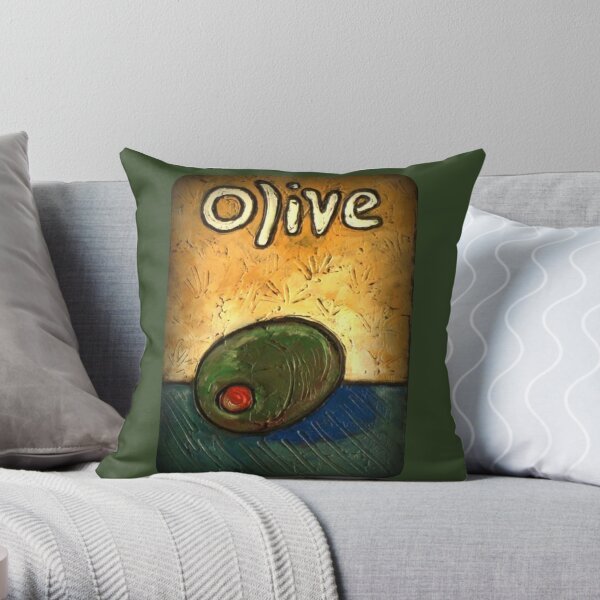 OLIVE Olive lovers dream Throw Pillow