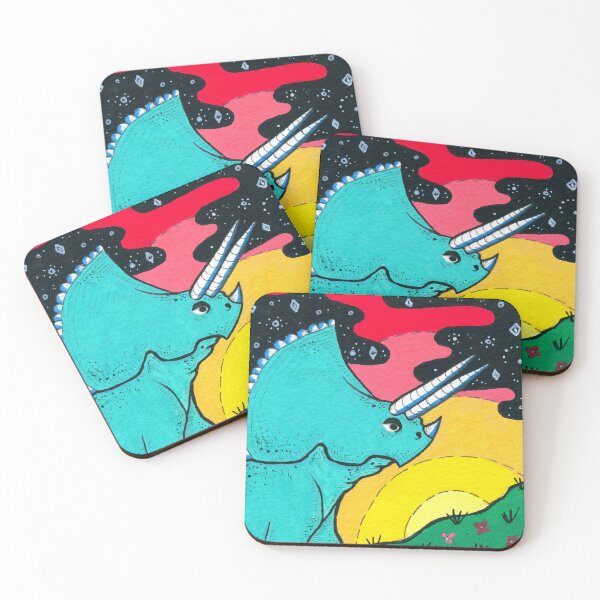 Item preview, Trippy Triceratops designed and sold by fixtape.