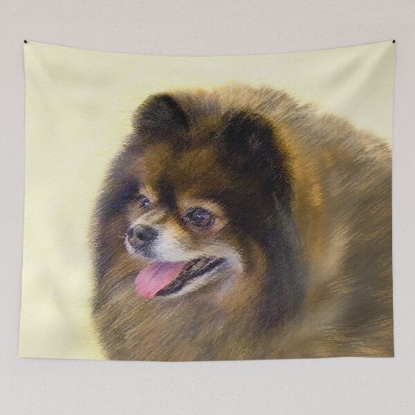 Item preview, Pomeranian (Black and Tan) designed and sold by alpendesigns.