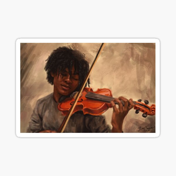 Just Yourself painting by Kelli Crockett Sticker