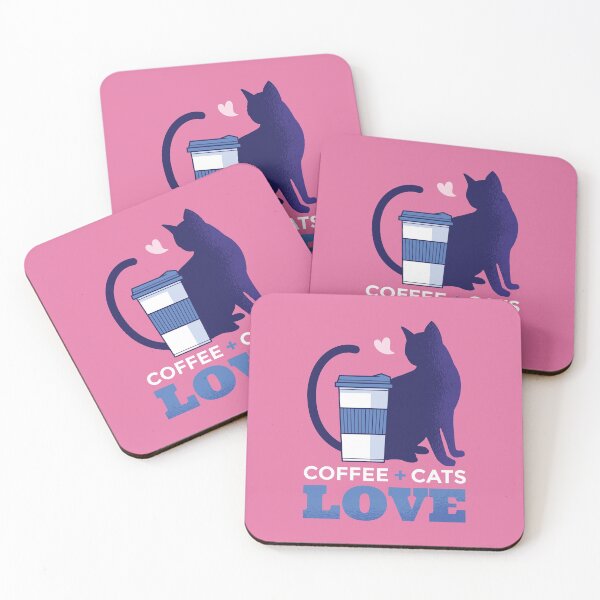 Item preview, Love Coffee and Cats  designed and sold by FFelder.