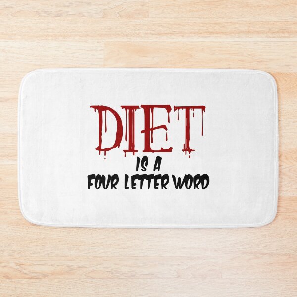 Item preview, Diet Is A Four Letter Word Dieting  designed and sold by jaycartoonist.