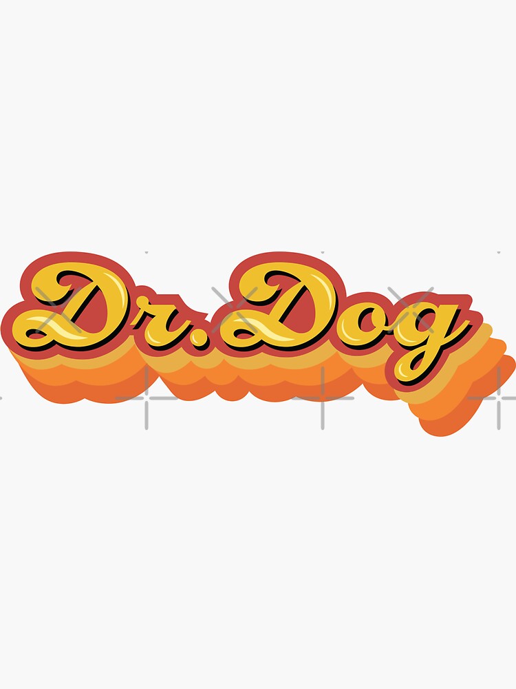 "Dr Dog sticker" Sticker for Sale by mams98 Redbubble