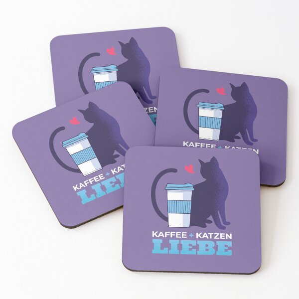 Artikelvorschau, Liebe Kaffee und Katzen -Kafee,Katzen + Liebe entworfen und verkauft von FFelder.