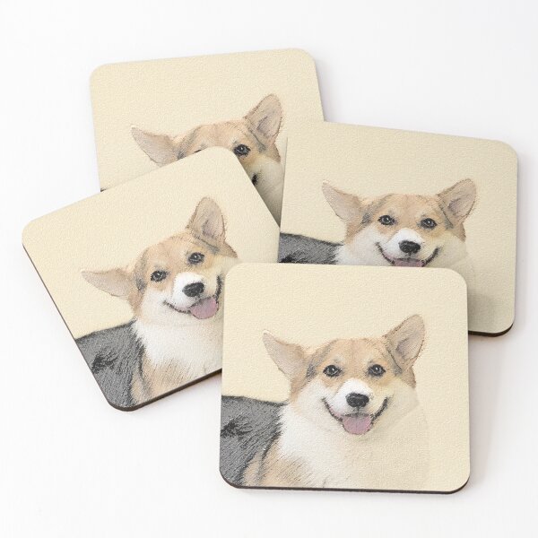Item preview, Pembroke Welsh Corgi Painting - Original Dog Art designed and sold by alpendesigns.