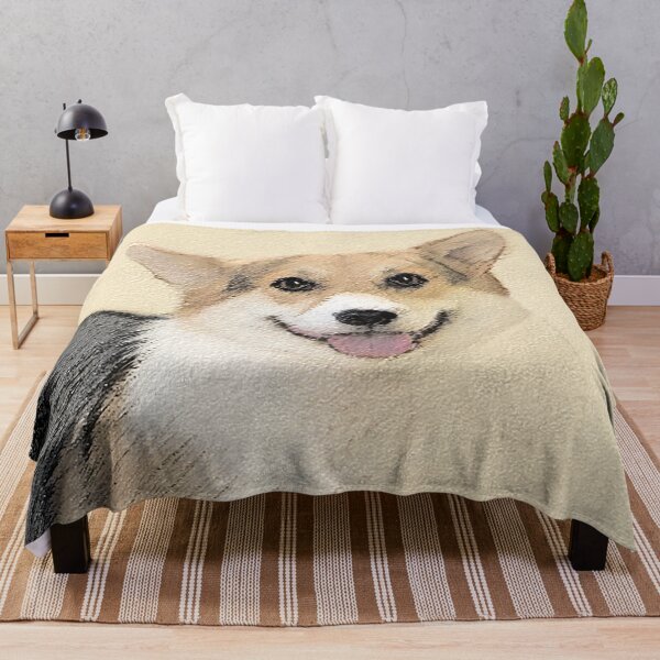Item preview, Pembroke Welsh Corgi Painting - Original Dog Art designed and sold by alpendesigns.