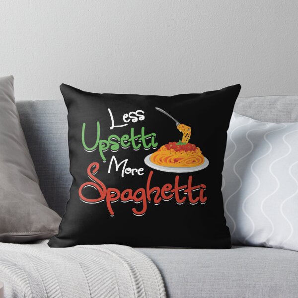 Item preview, Less Upsetti More Spaghetti Italian National Pasta Day Pasta Lover Day Gift designed and sold by Dressed For Duty.