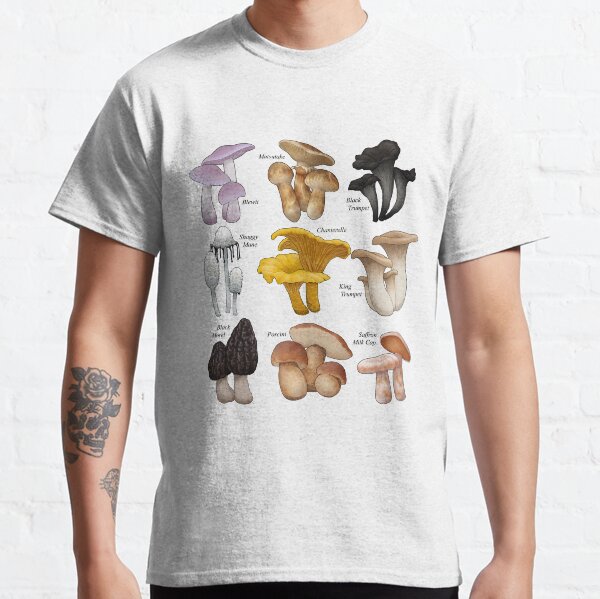 Edible Mushrooms Classic T-Shirt