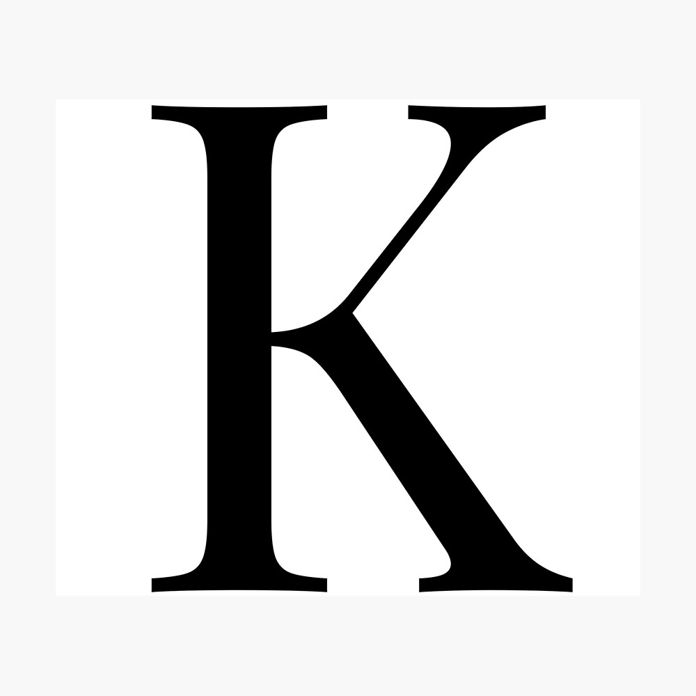 letter k photographic print for sale by marosharaf redbubble