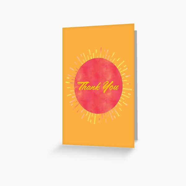 Thank You III Greeting Card