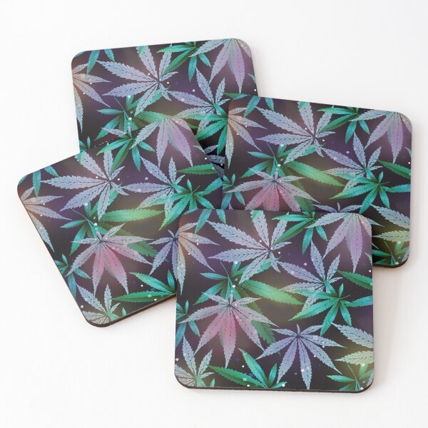 Item preview, Pretty Rainbow Kush Pot Marijuana Leaves designed and sold by Sornoran420.