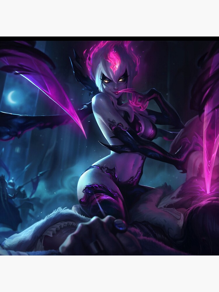 evelynn splash art league of legends tote bag by challengerb redbubble