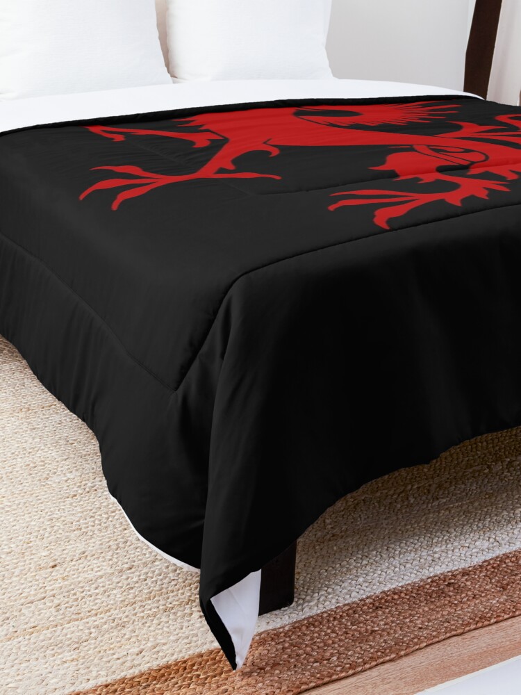 Alternate view of Mythical Griffin Red Comforter