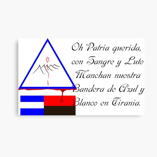 Sangre y Luto - Nicaragua Canvas Print